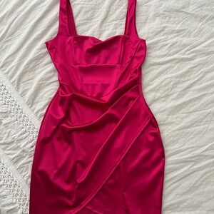 Windsor Fuchsia Mini Dress